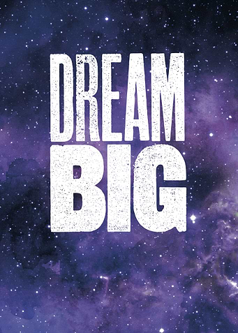 Dream Big purple