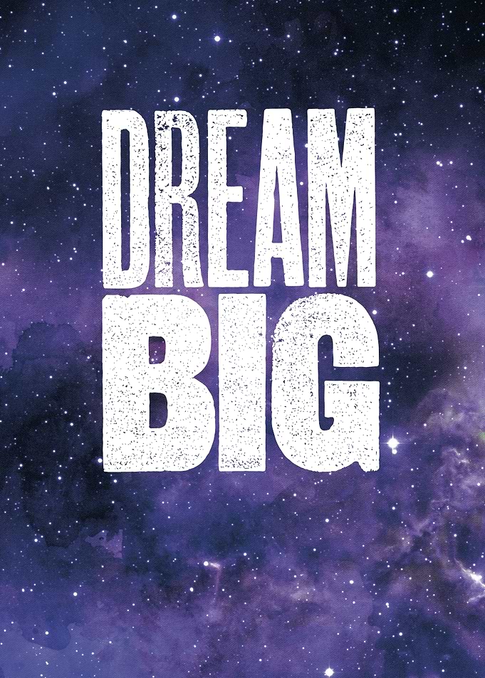 Dream Big purple