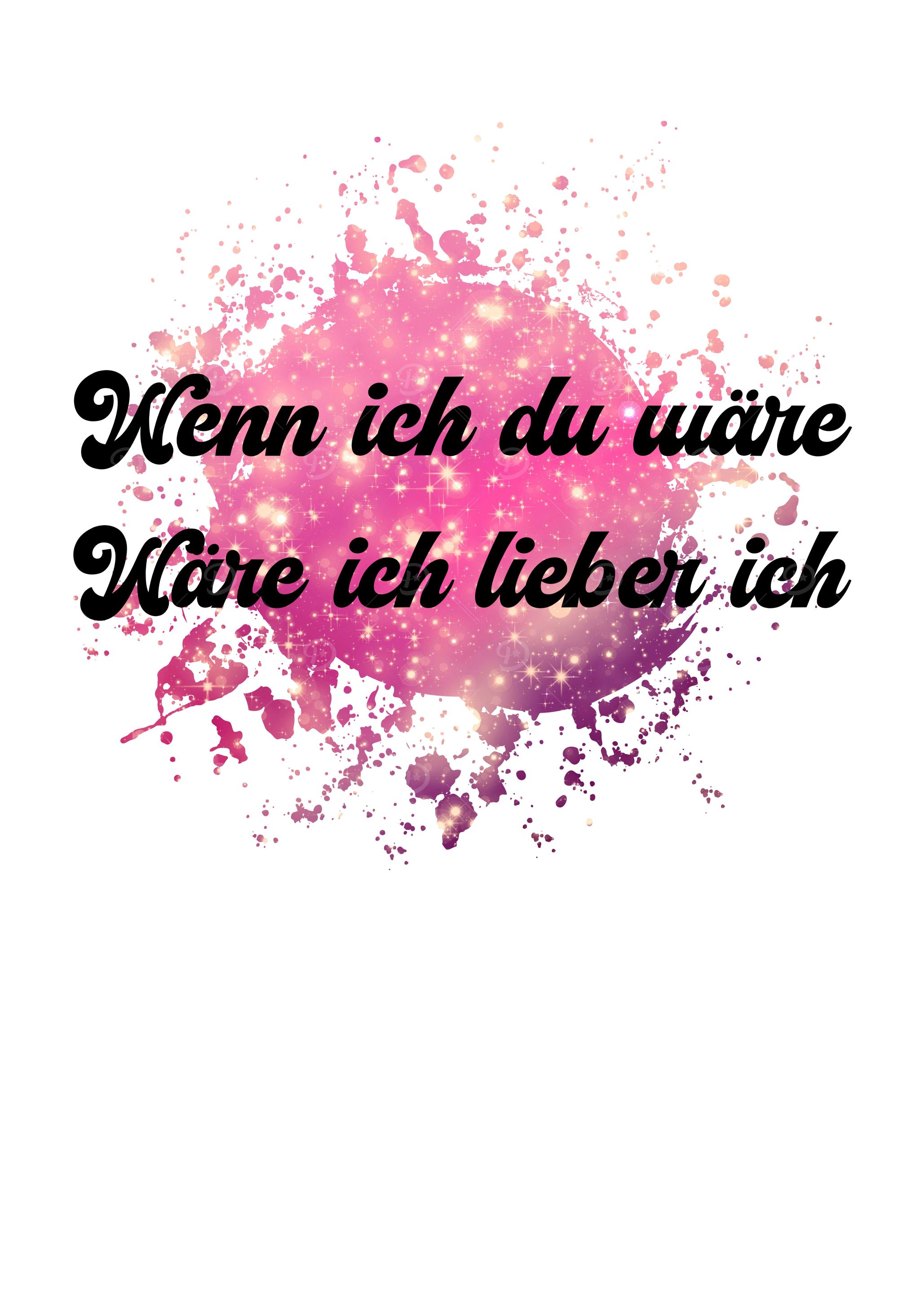wenn ich du wre