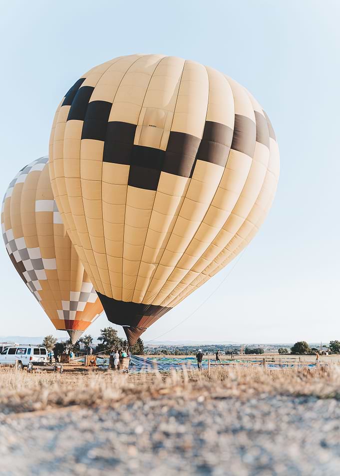 Hot air balloons