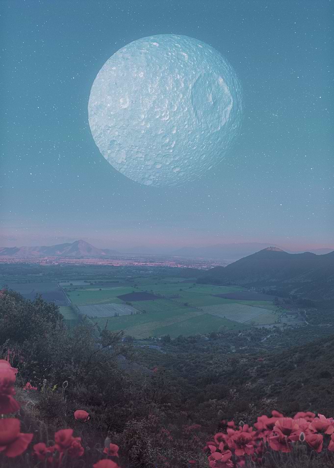 rocky moon