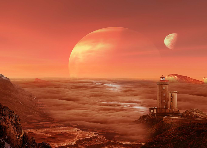 Fantasy landscape