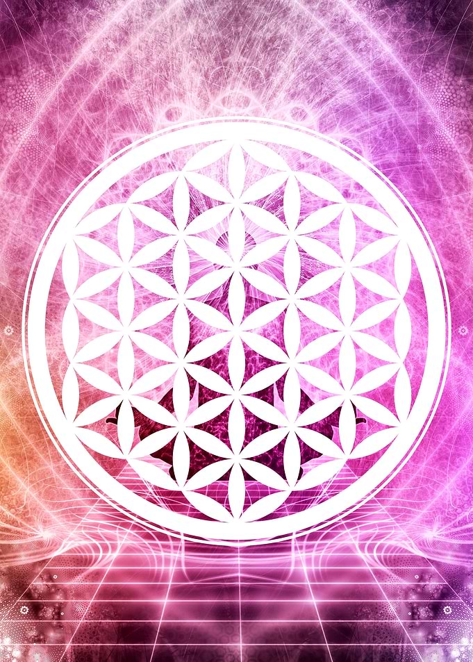 Flower Of Life Yoga Symbol