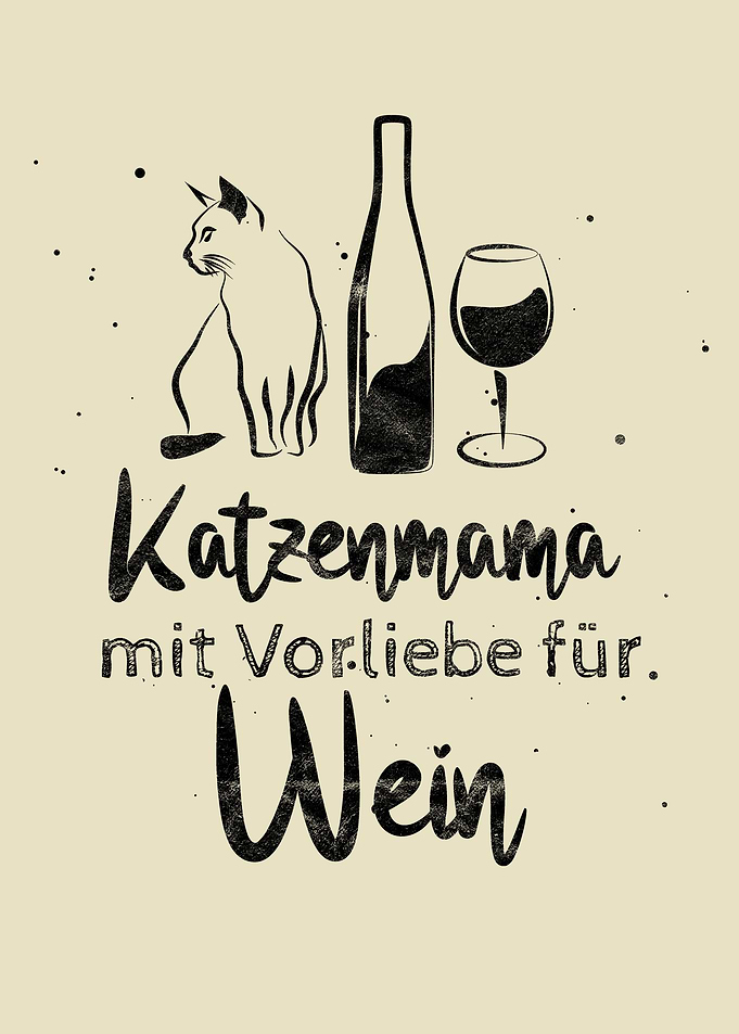 Katzen und Wein
