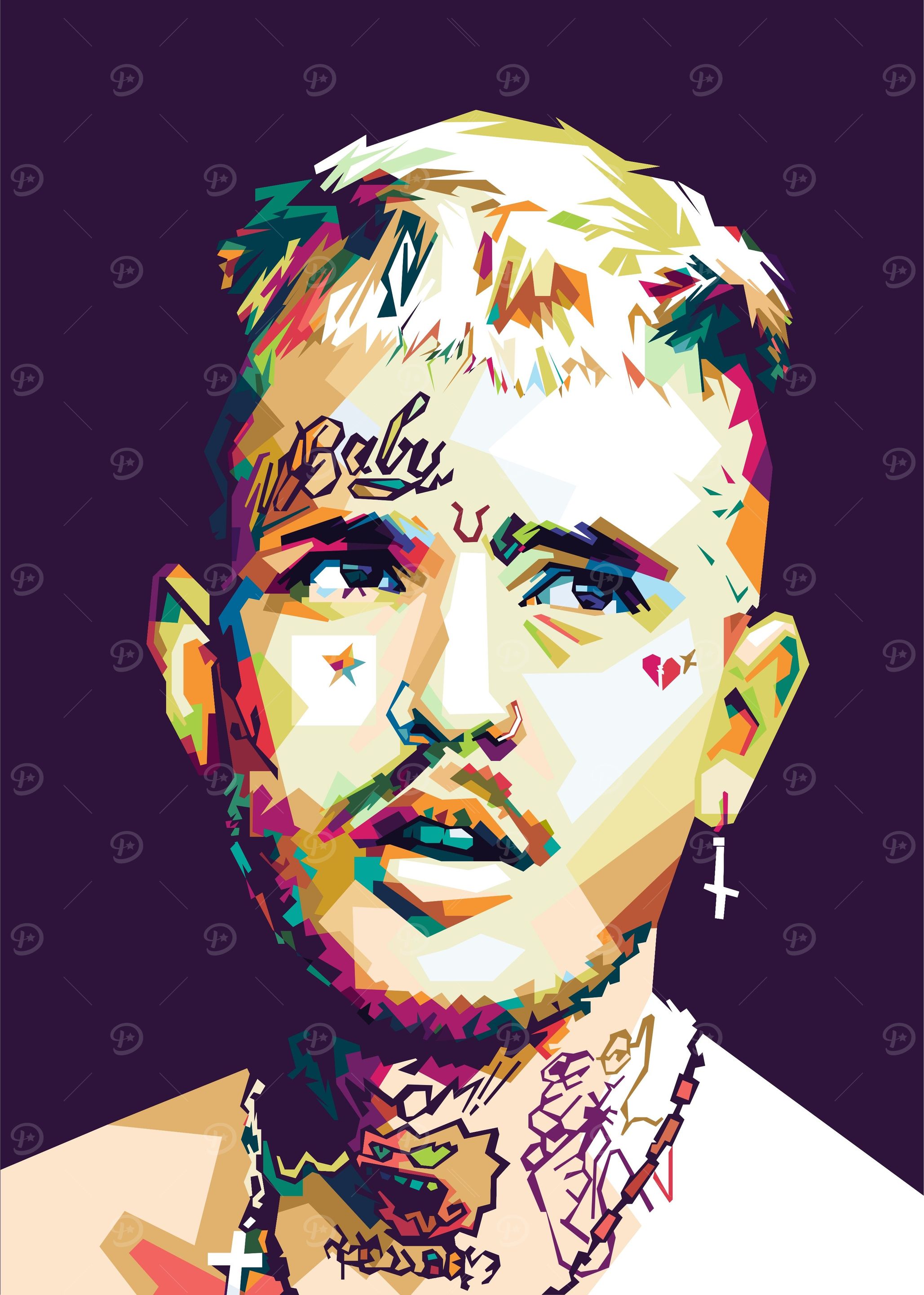 WPAP PopArt Lil Peep