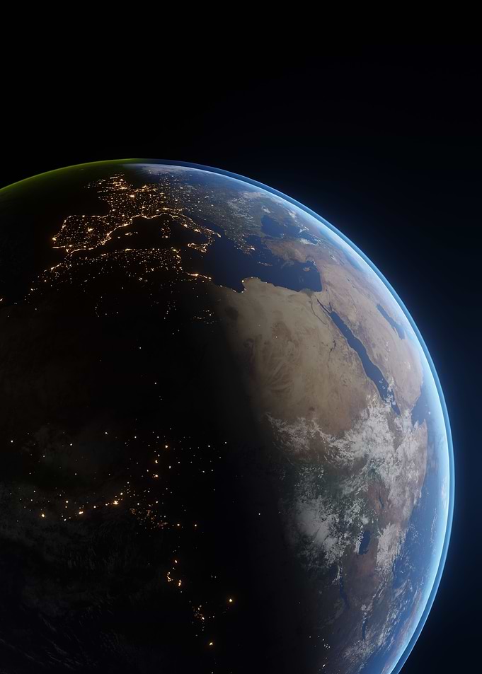 Borderless Earth EU Night