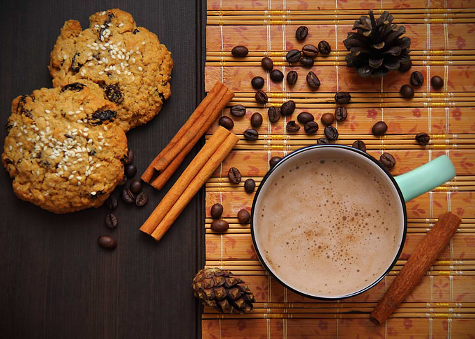Coffee chocolate grains