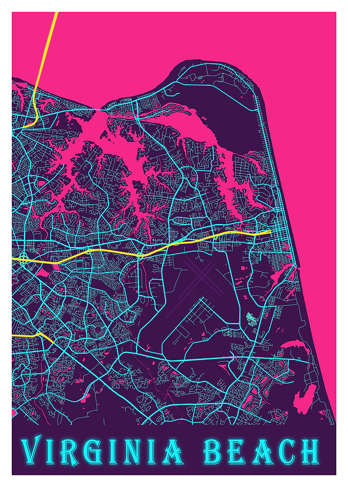 Virginia Beach Neon City