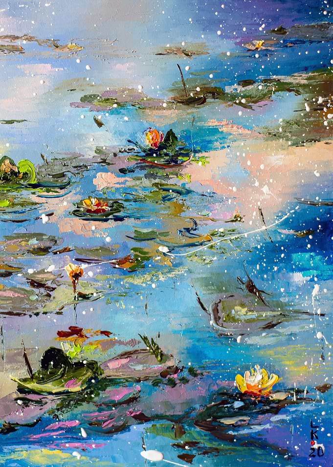 Evening pond