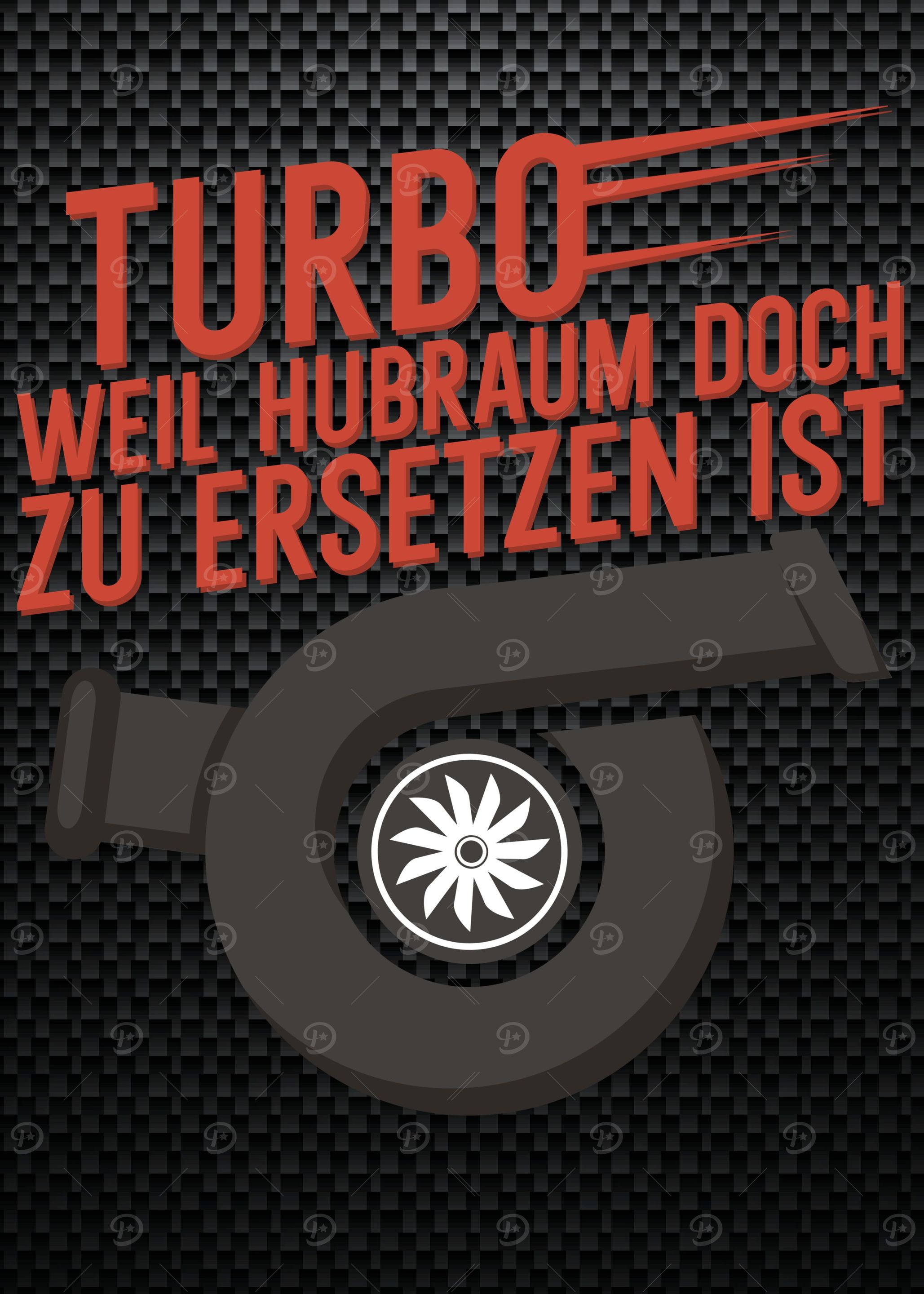 Turbo Turbolader Hubraum