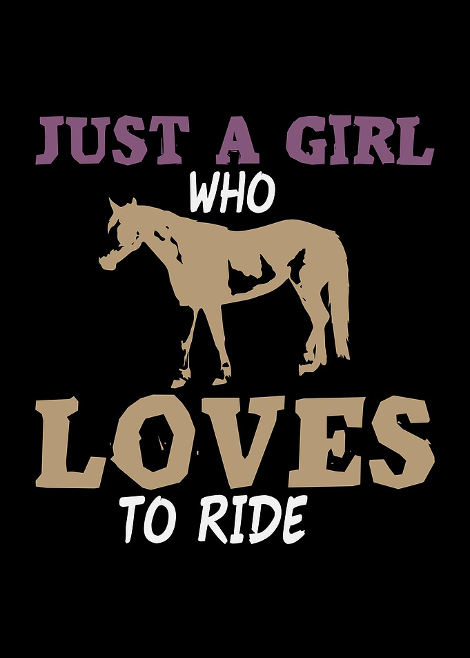 Girl Who Loves To Ride