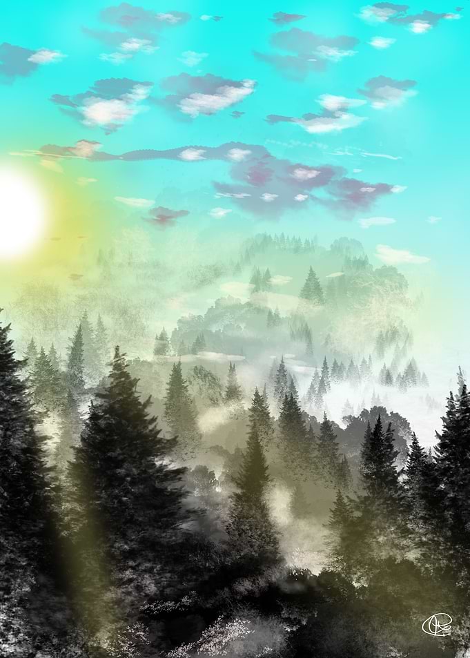 misty morning