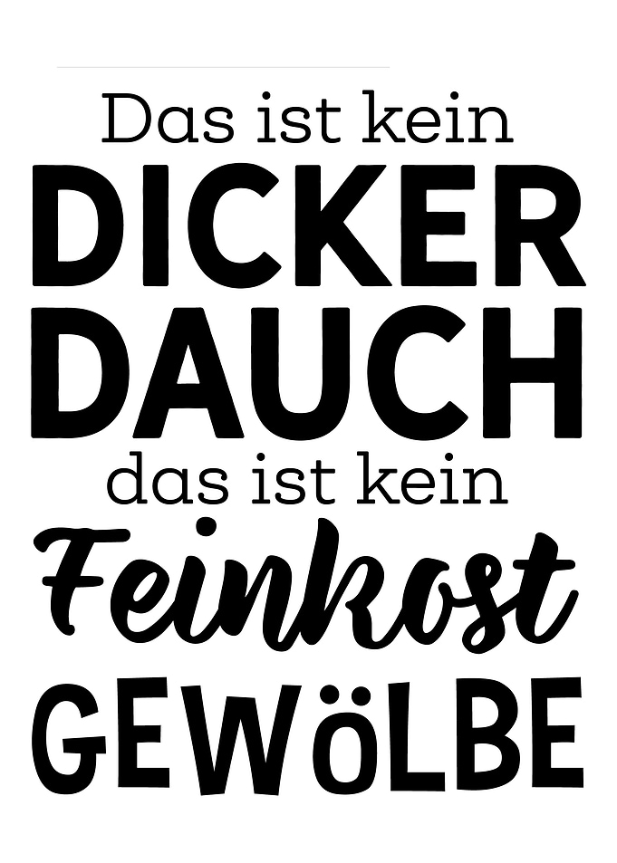Dicker Bauch