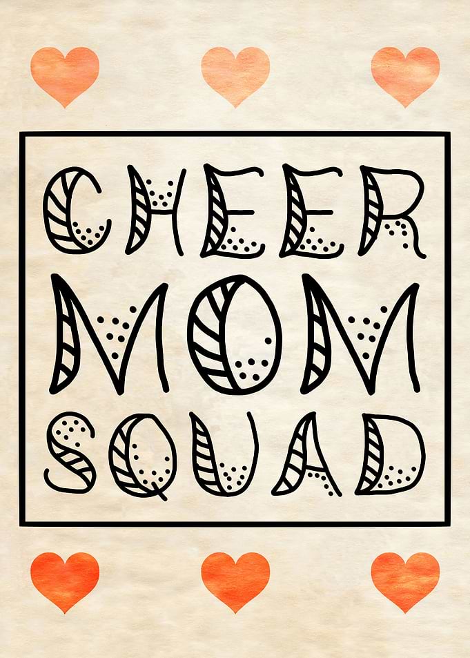 CHEER MOM SQUAD FAMILY