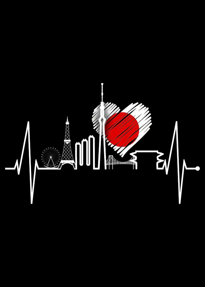 Tokyo Skyline Heartbeat