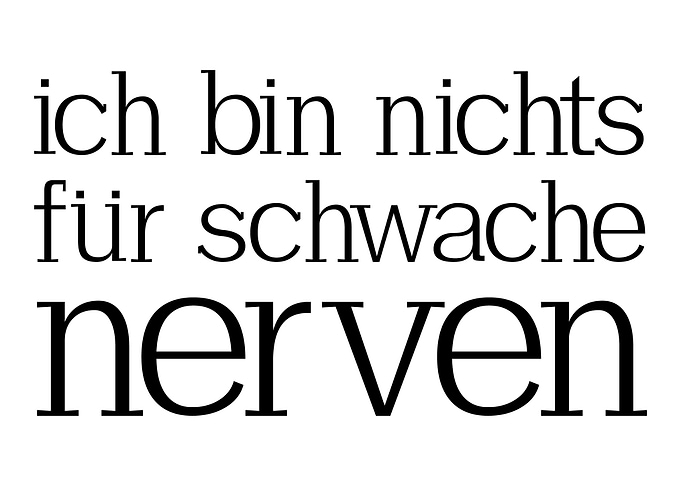Schwache Nerven