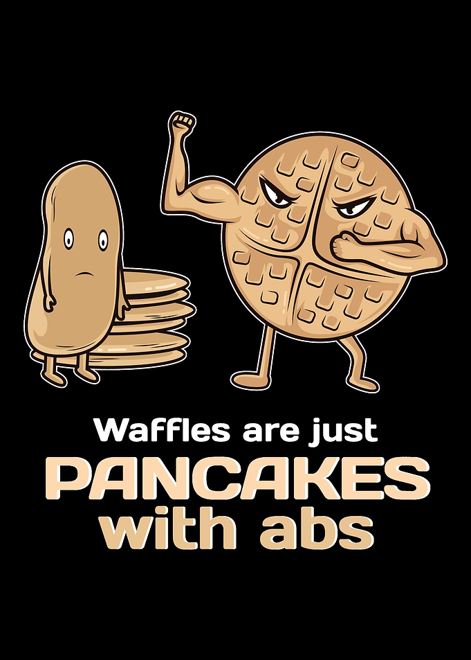 Waffles Pancakes Breakfast