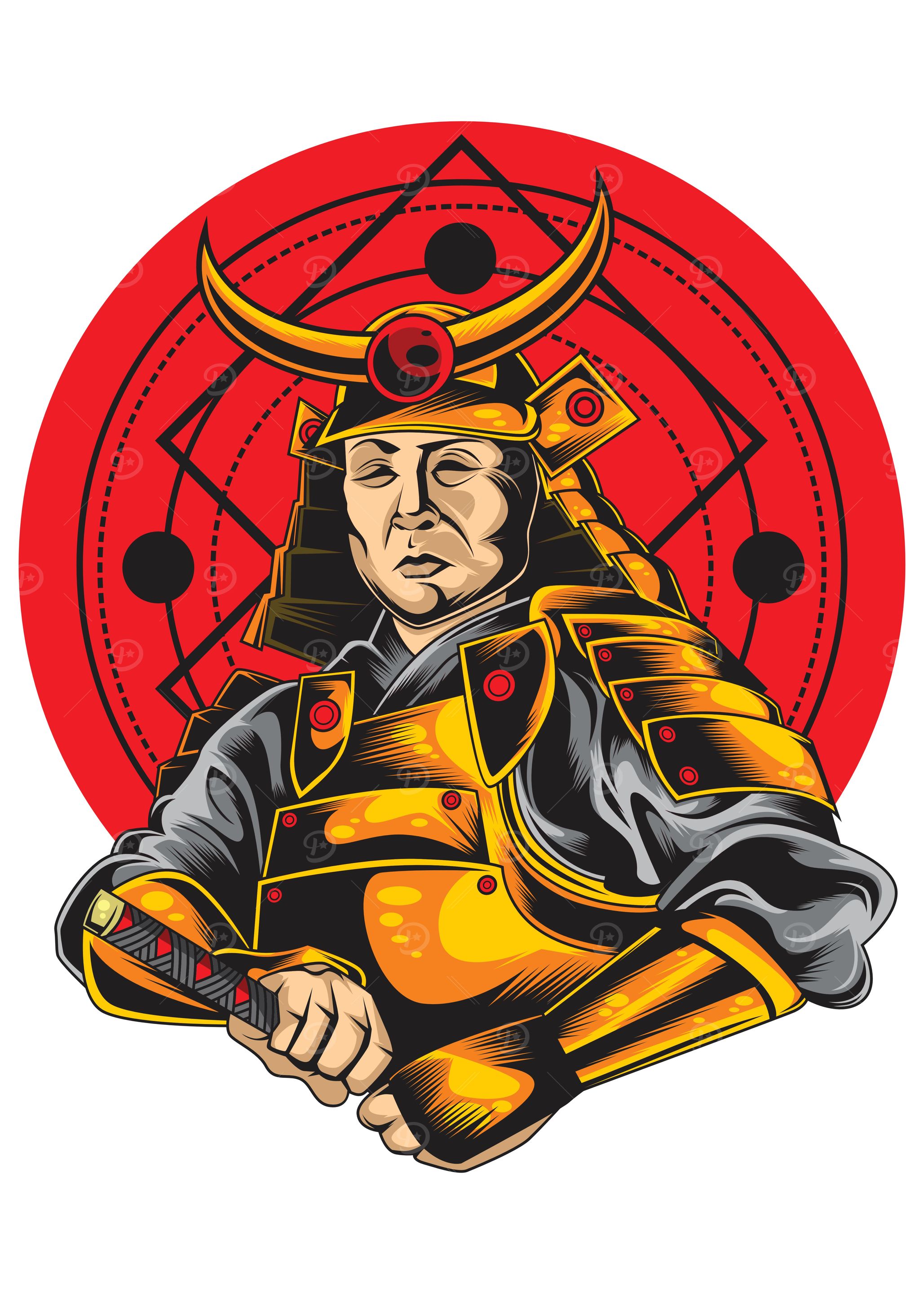 Samurai on Sacred Geometry