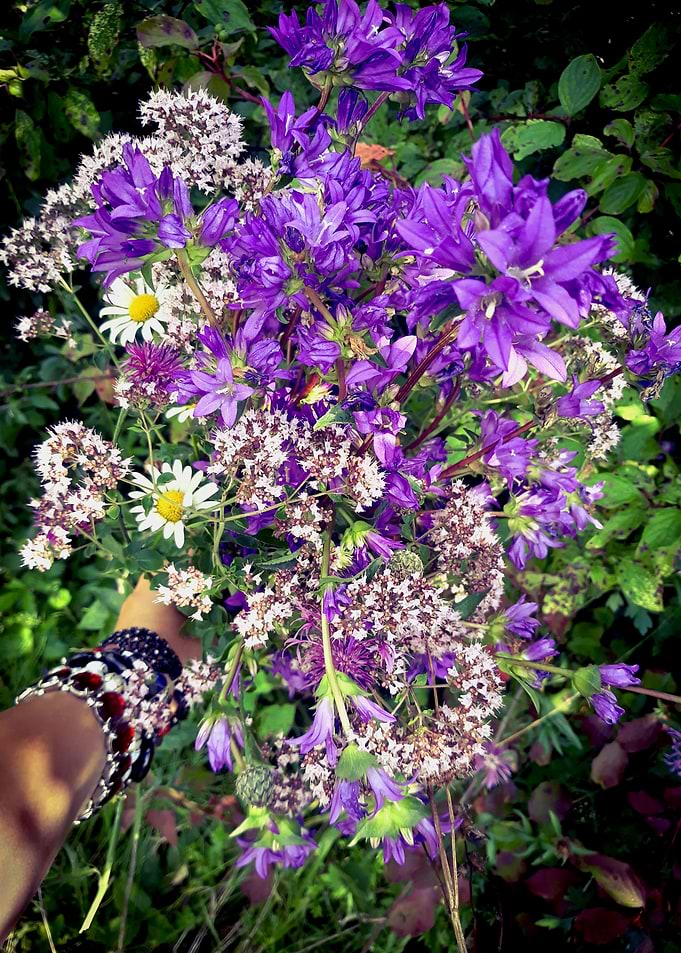 Boho flowers bouquet