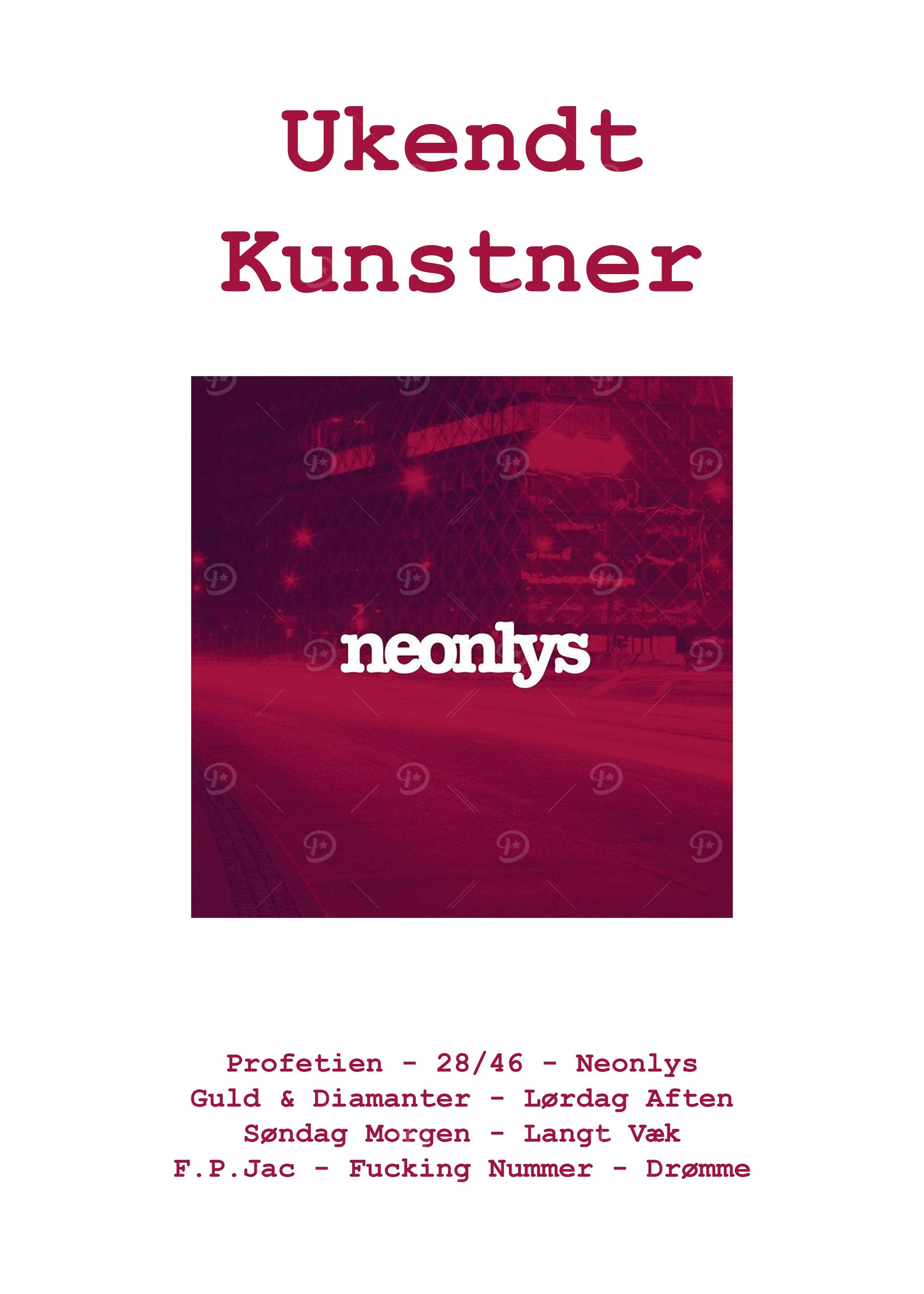 Ukendt Kunstner