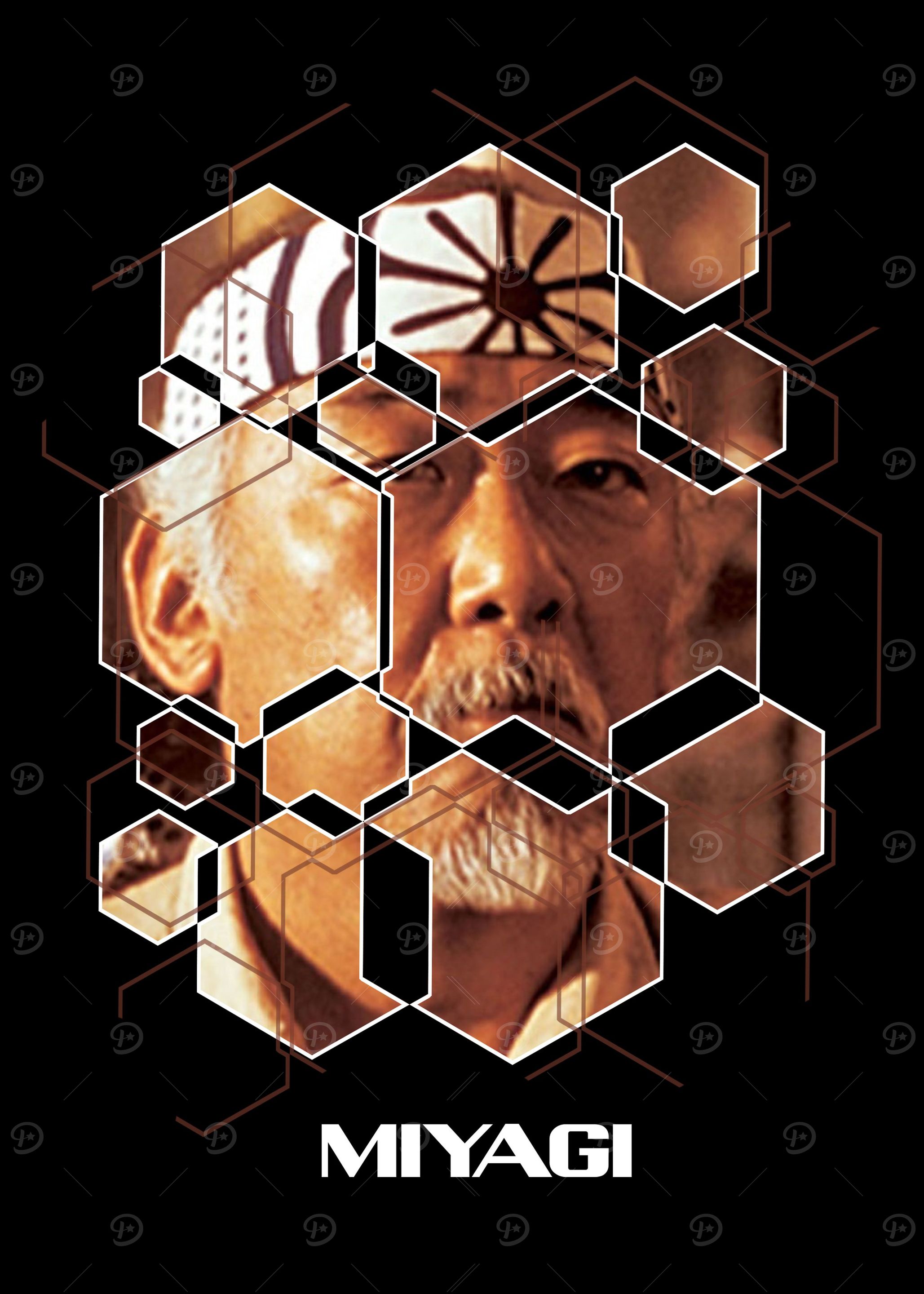 Mr Miyagi poligonal