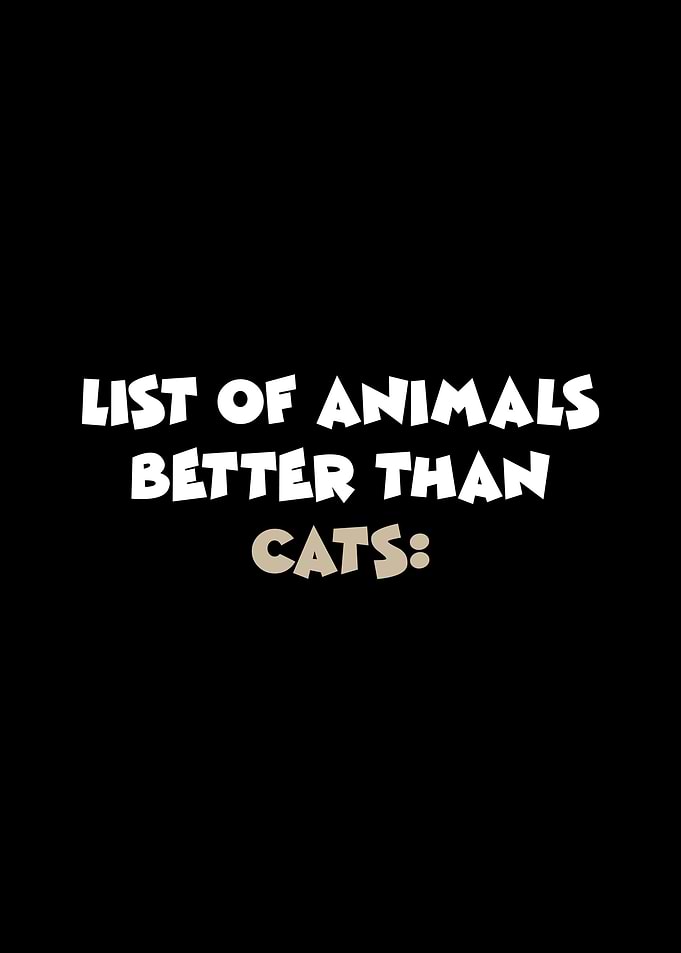 Nothings Better Than Cats