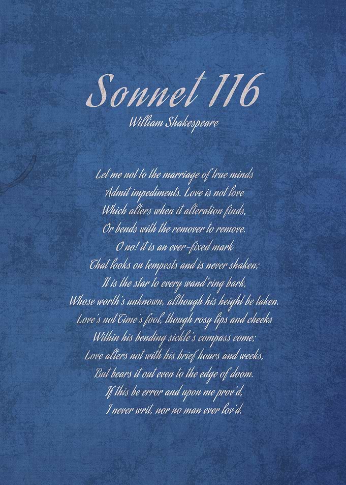 Sonnet 116 by Shakespeare