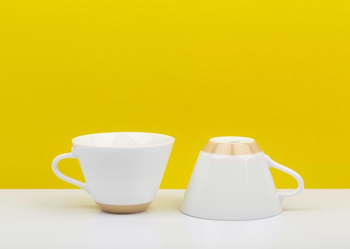 Cups on the table