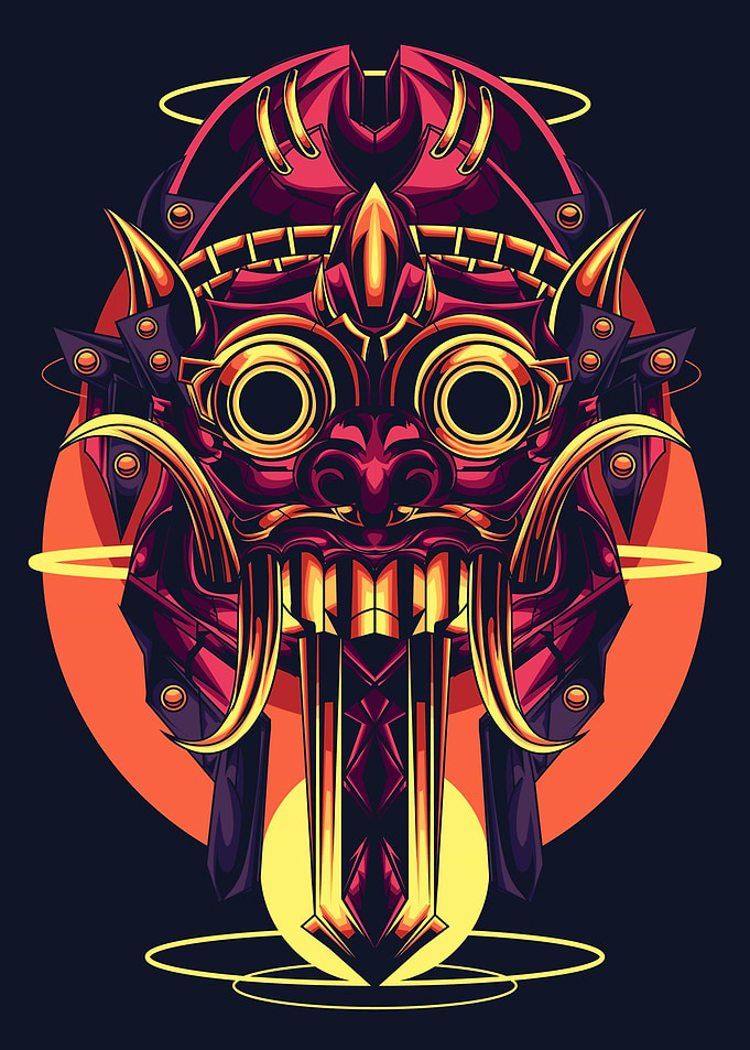 Mecha Rangda Balinese