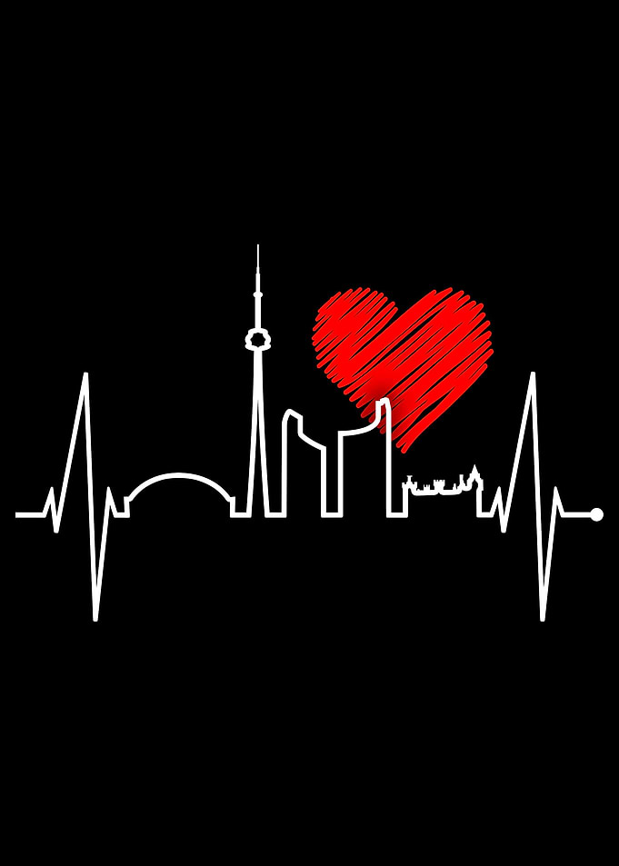 Toronto Skyline Heartbeat