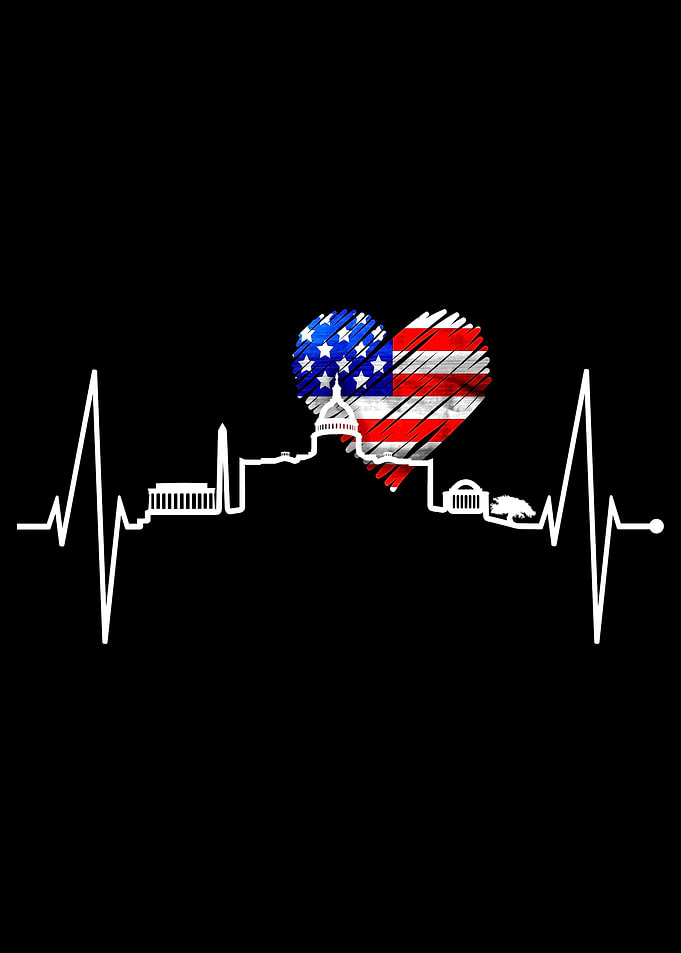 Washington Skyline Heart