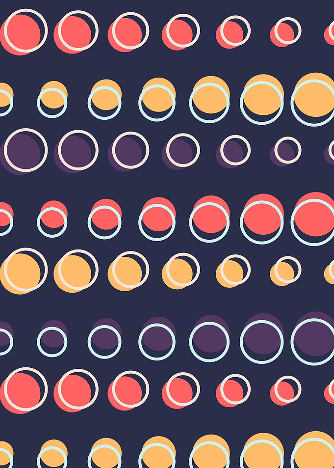 pattern circle colorfull