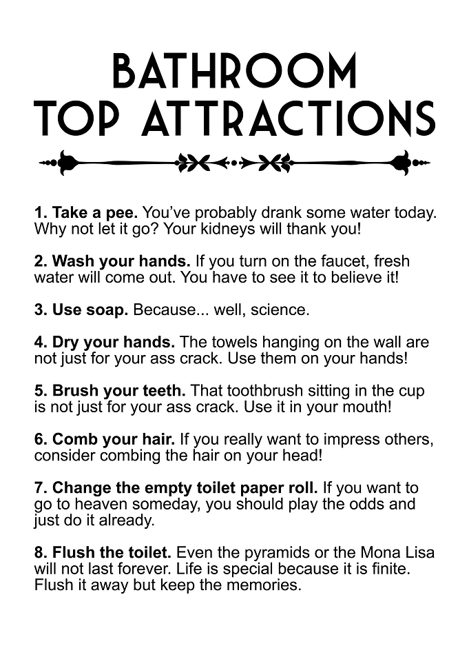 TOP ATTRACTIONS FUNNY