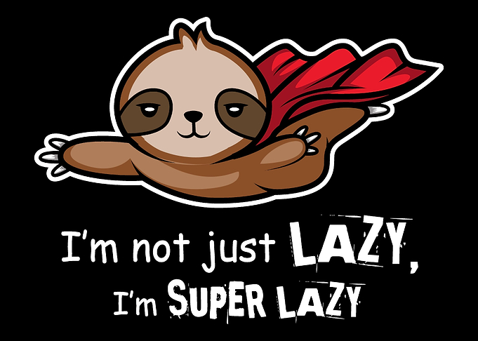 Lazy Sloth Super Lazy Pers