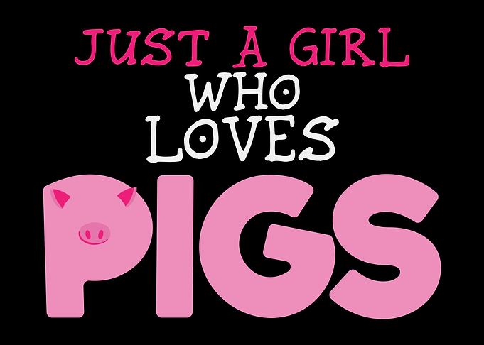 Pigs Love Girls Pig Riding