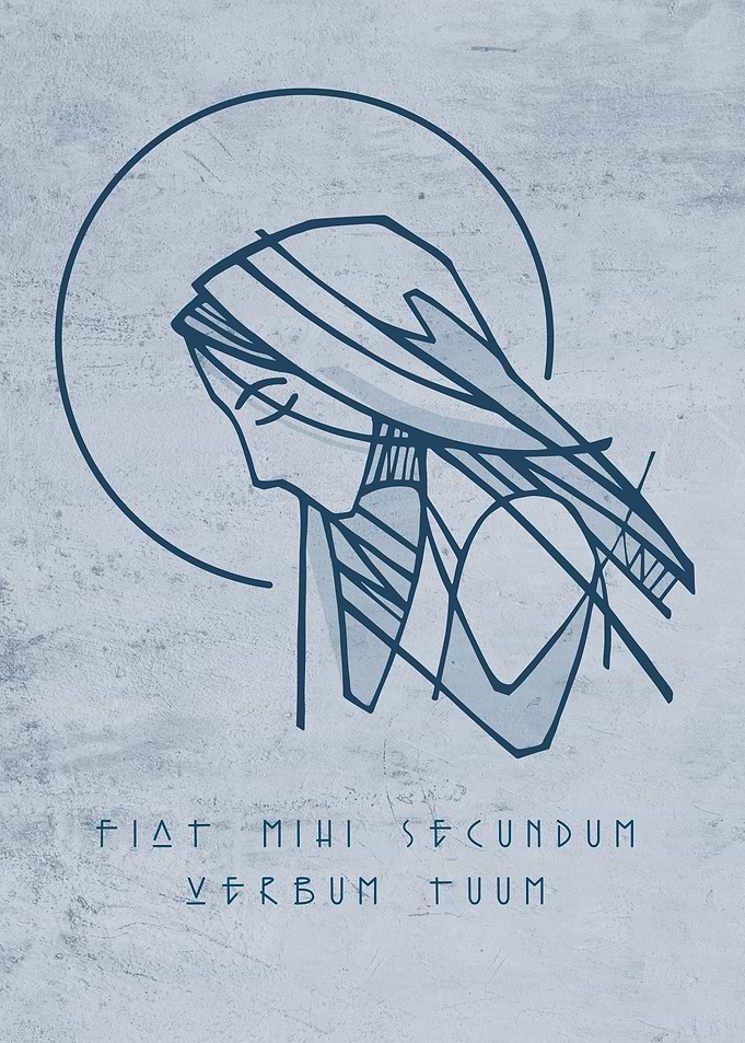 Virgin Mary portrait