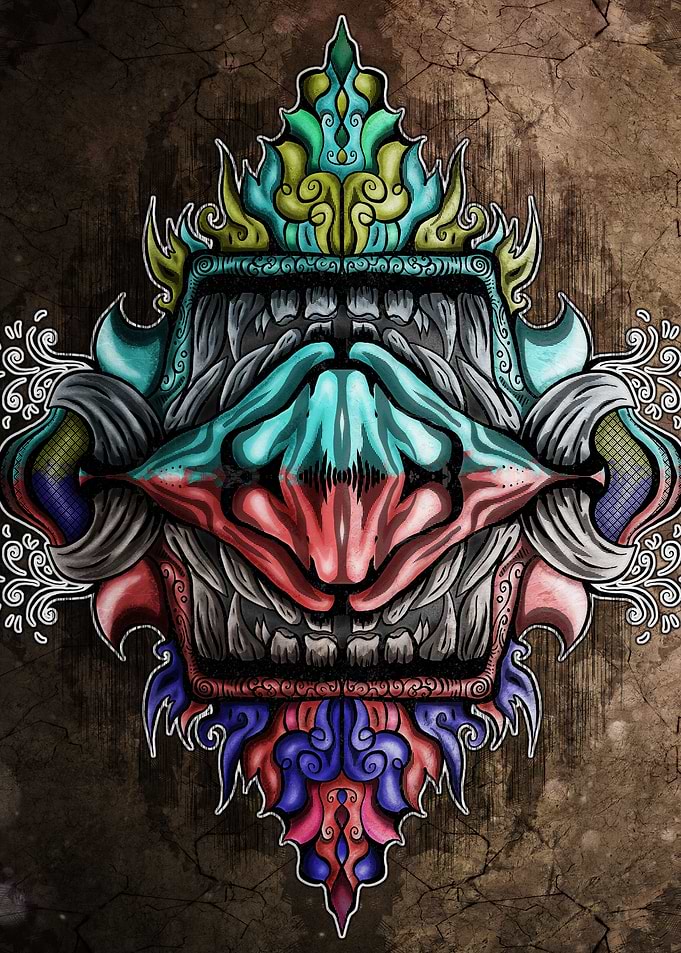 Duality Oni Mask
