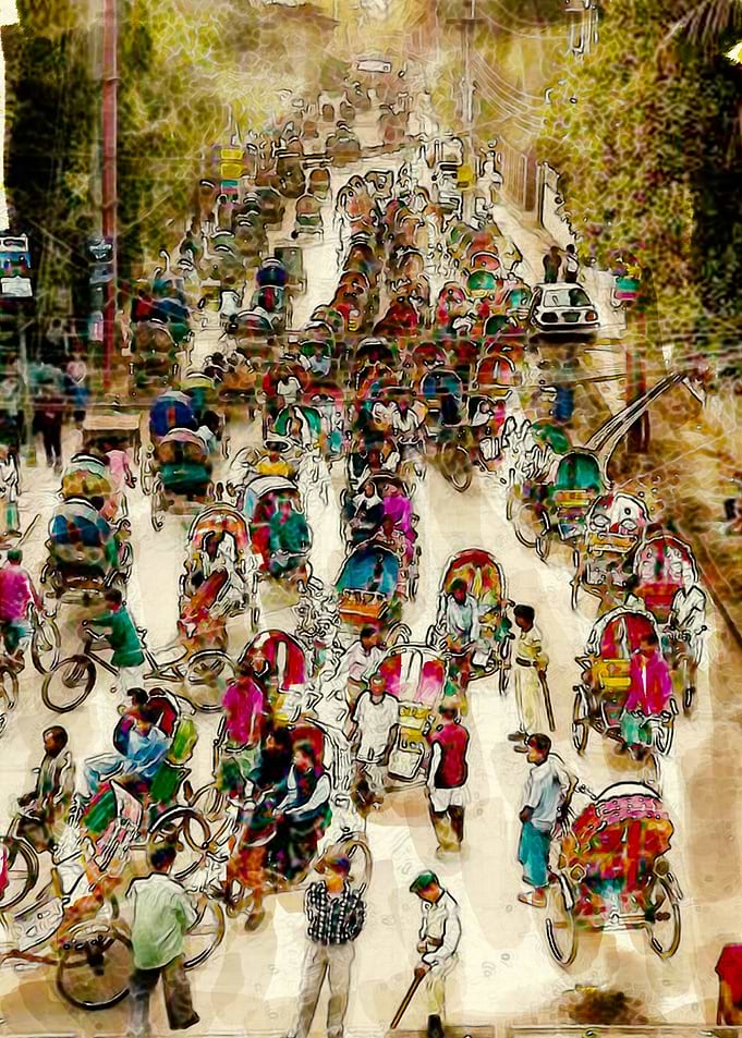 Rickshaw Traffic