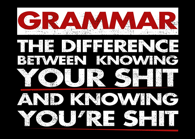 Grammar Police Puctuation