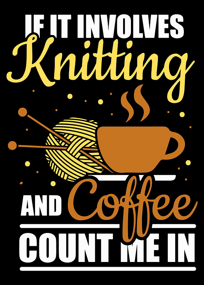 Knitting Sewing Coffee Lov