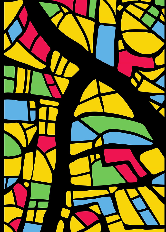 city map art