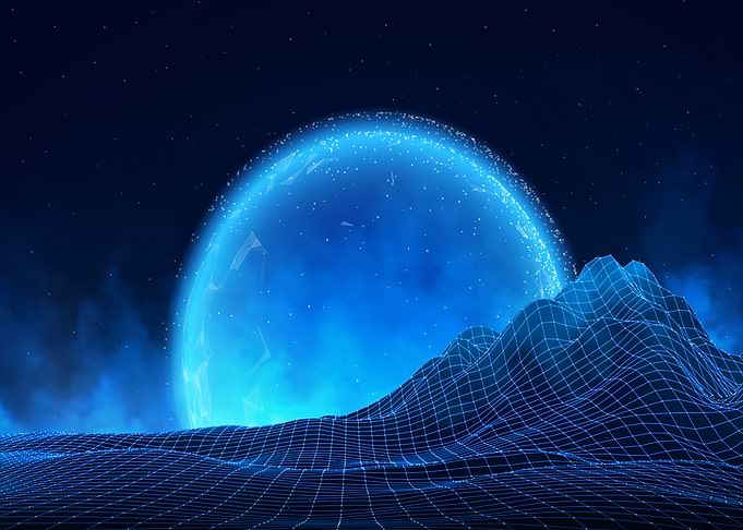 blue neon