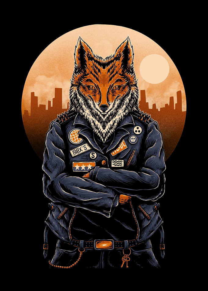 fox cyberpunk
