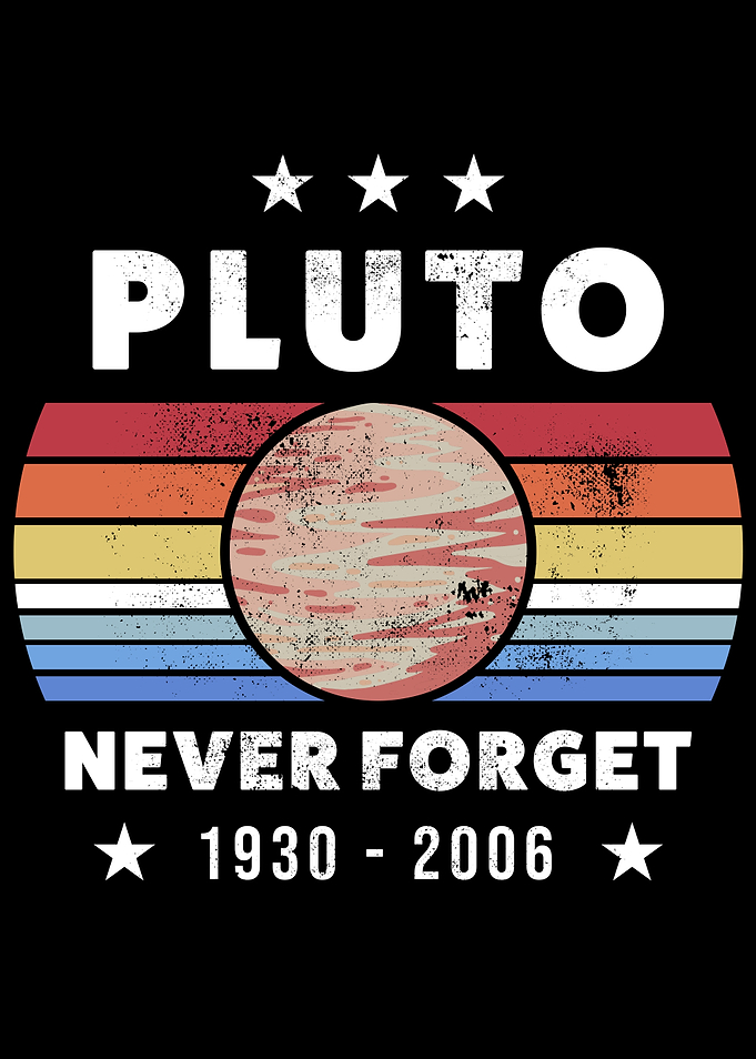 Vintage Planets Gift Pluto