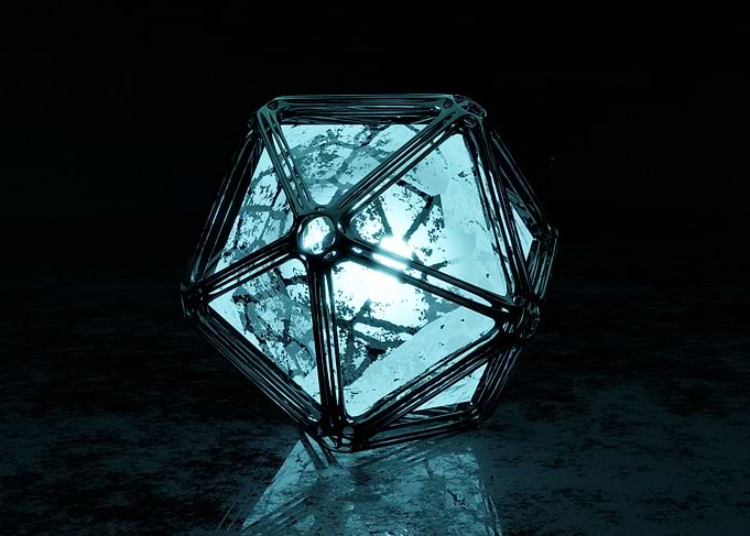 Ice in the dark