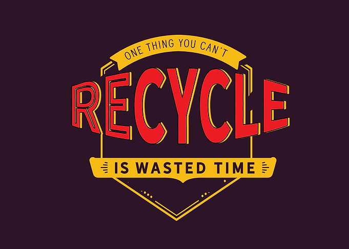 you cant recycle