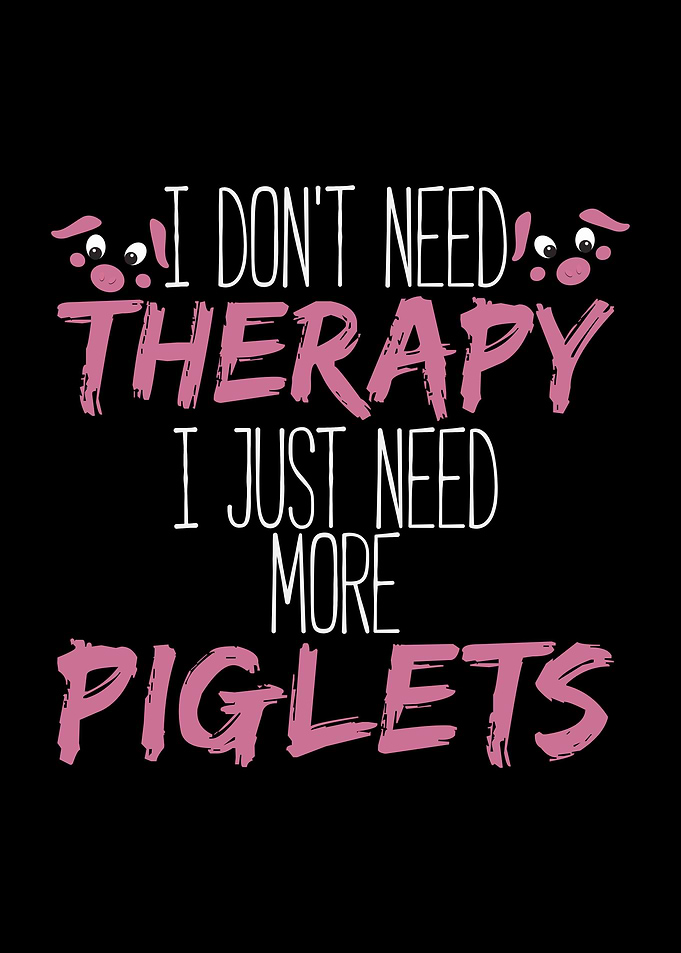 Piglet Therapy Pig Pigs