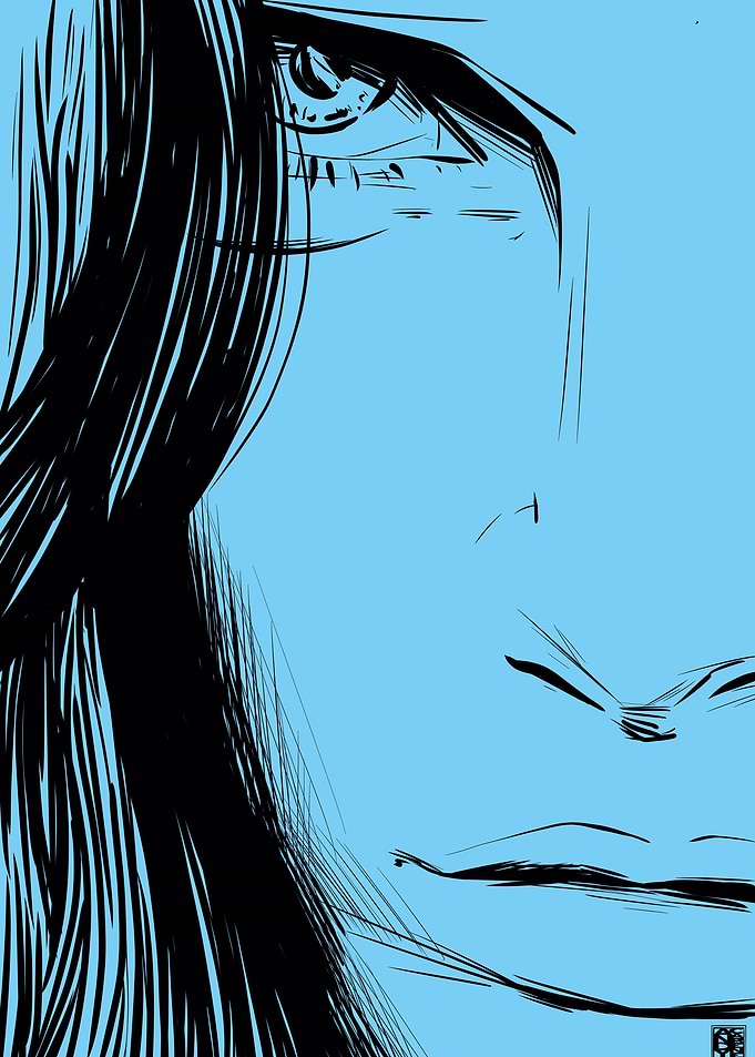 Le regard sauvage droit