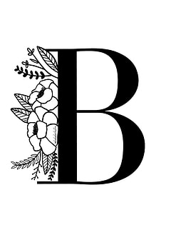B floral