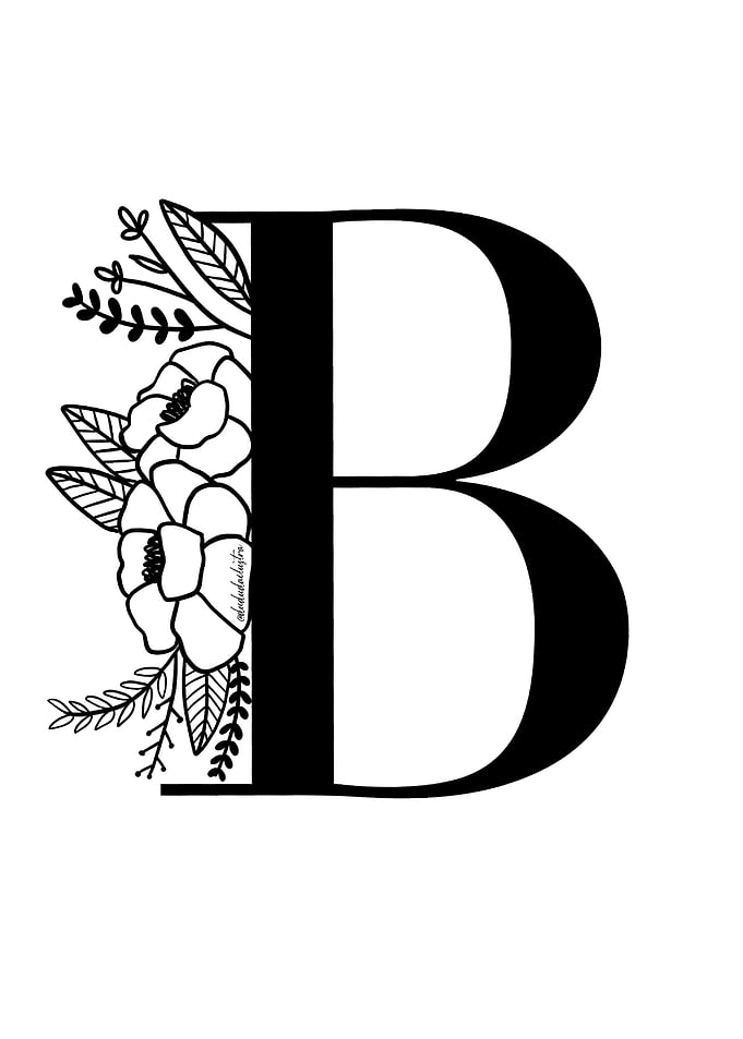 B floral